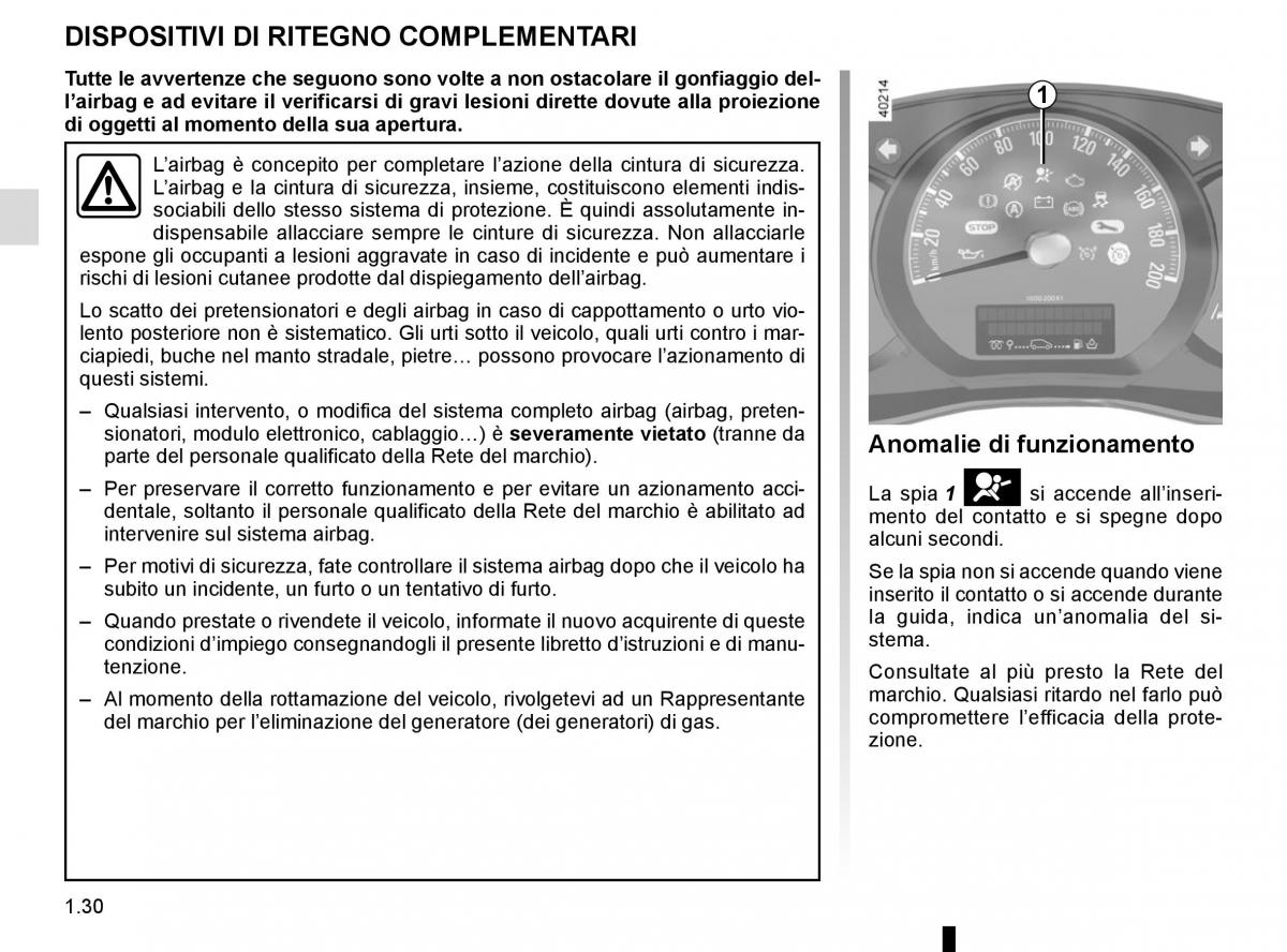 Renault Master III 3 manuale del proprietario / page 36