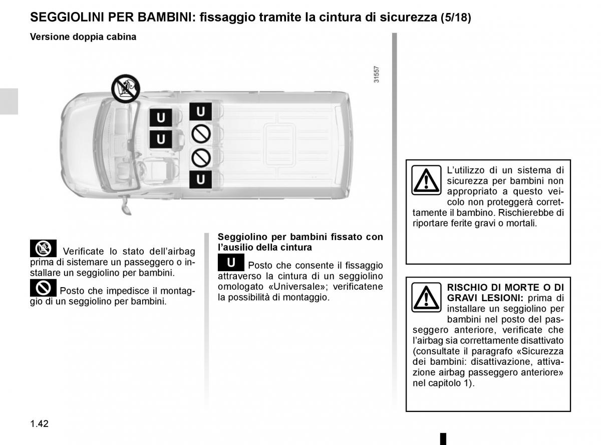 Renault Master III 3 manuale del proprietario / page 48