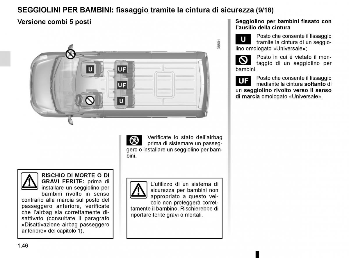 Renault Master III 3 manuale del proprietario / page 52