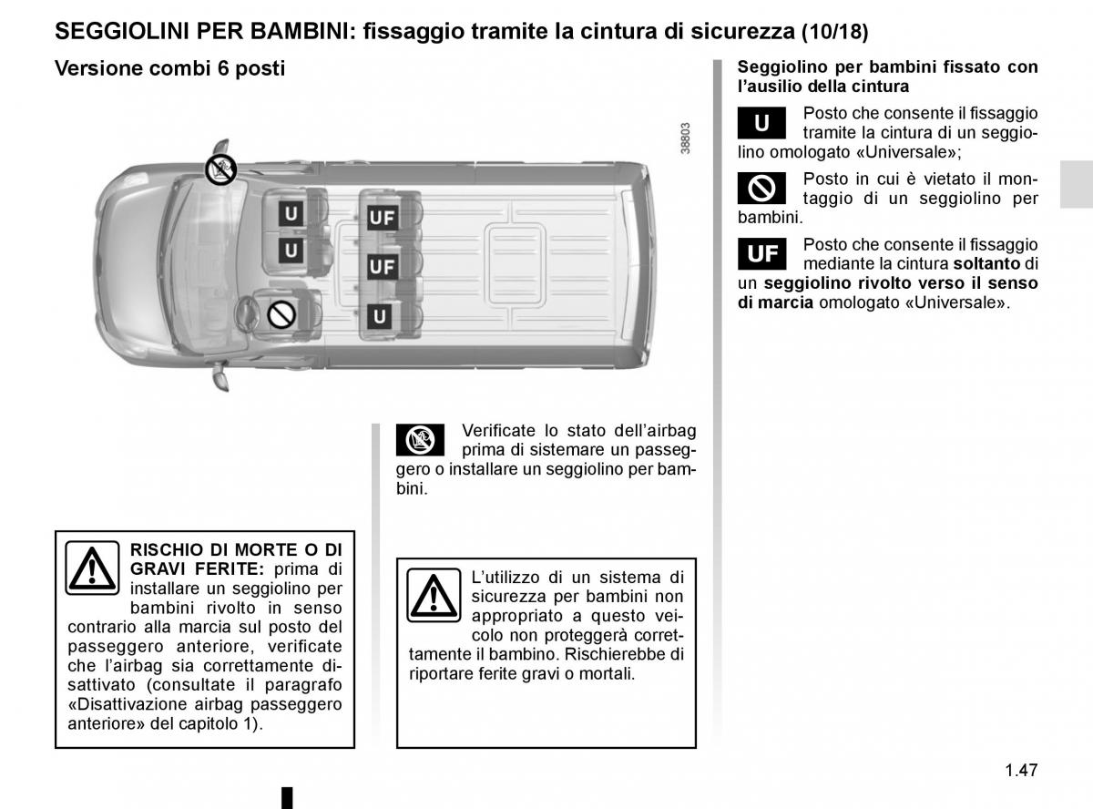 Renault Master III 3 manuale del proprietario / page 53