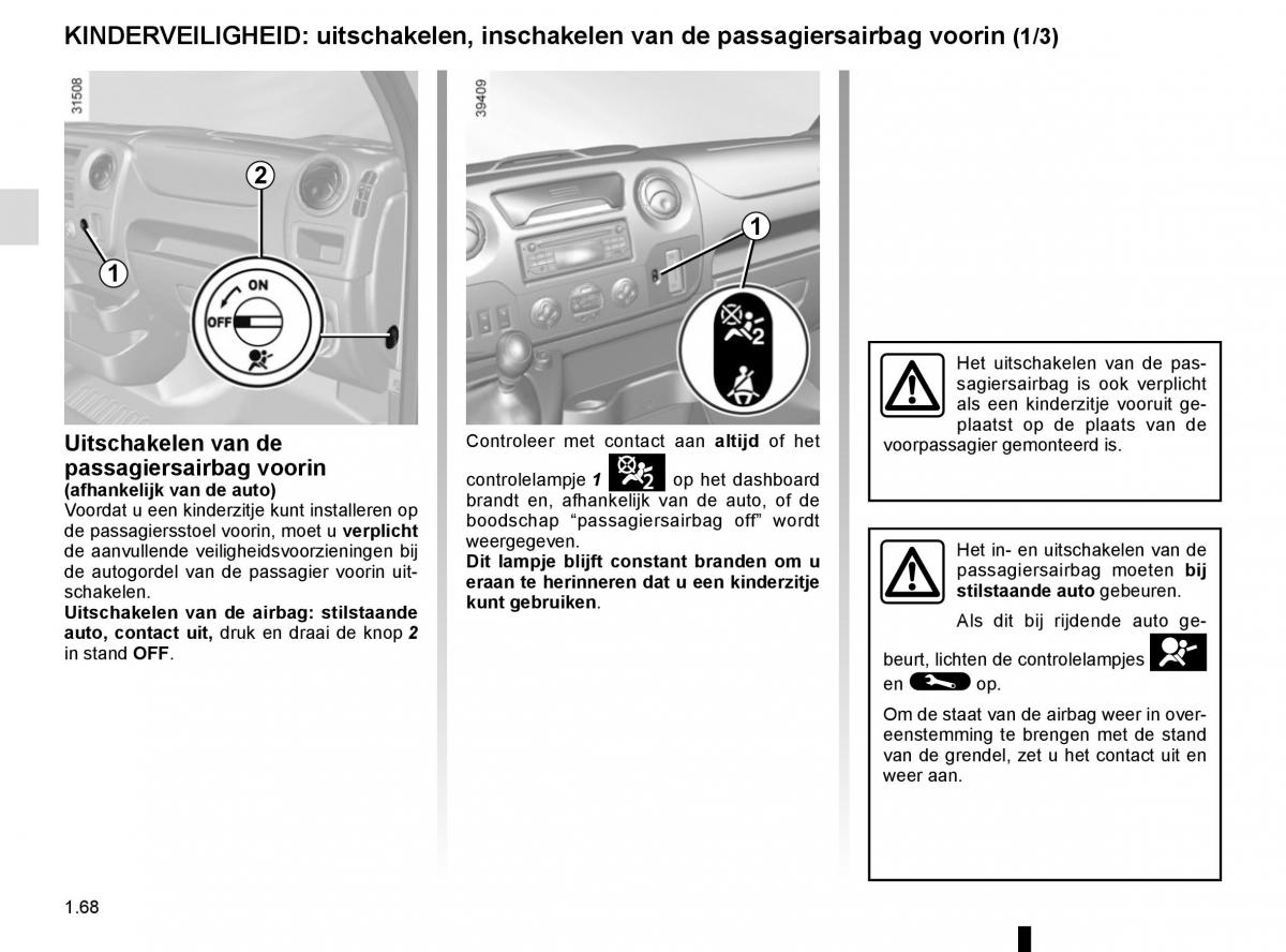 Renault Master III 3 handleiding / page 74