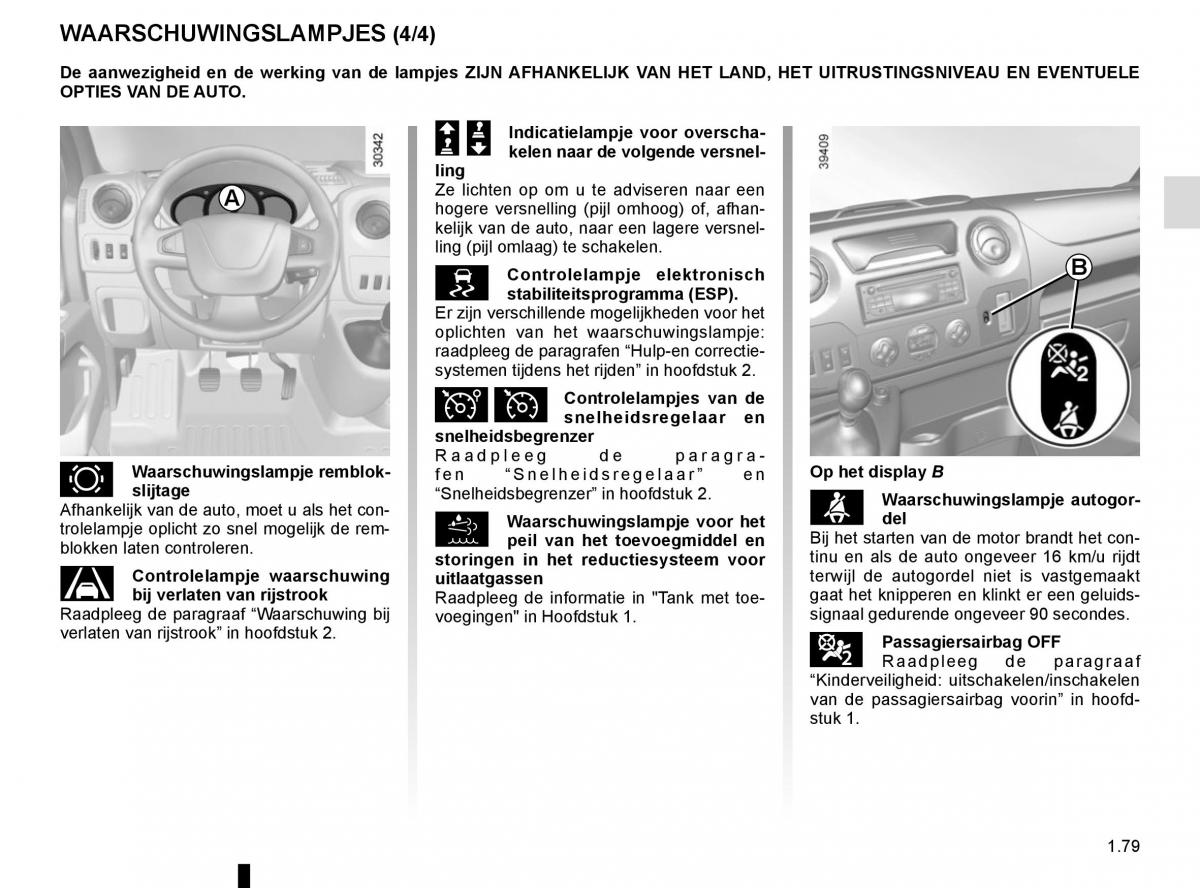 Renault Master III 3 handleiding / page 85