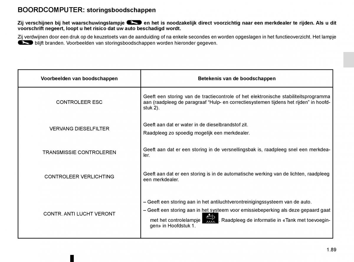 Renault Master III 3 handleiding / page 95