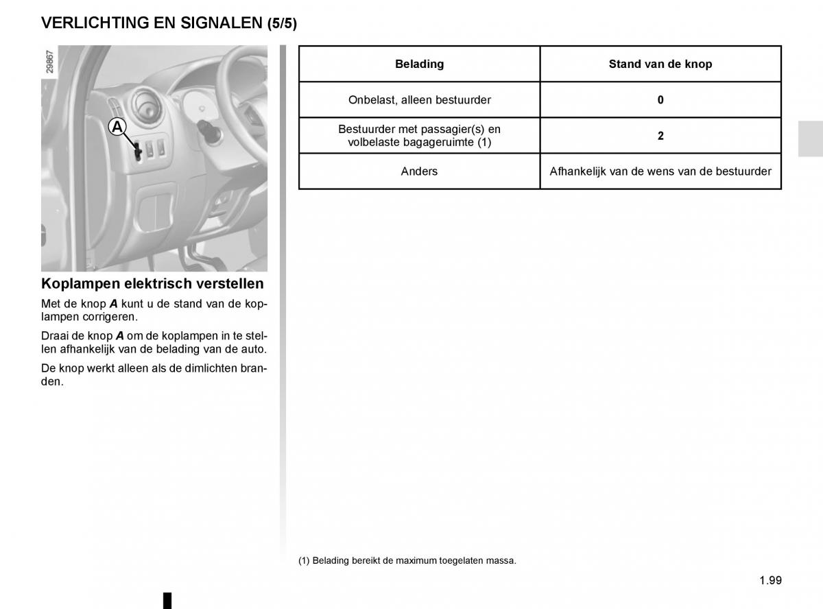 Renault Master III 3 handleiding / page 105