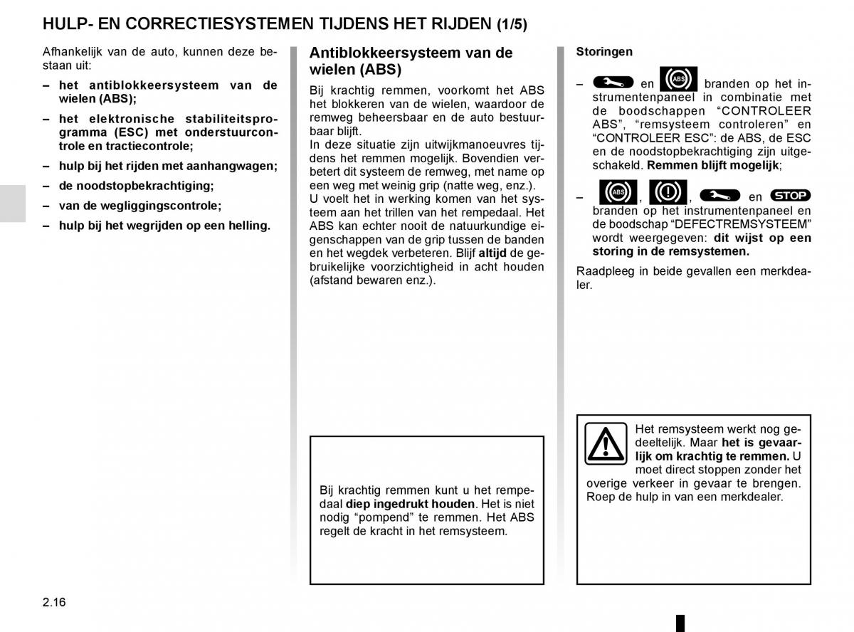 Renault Master III 3 handleiding / page 130