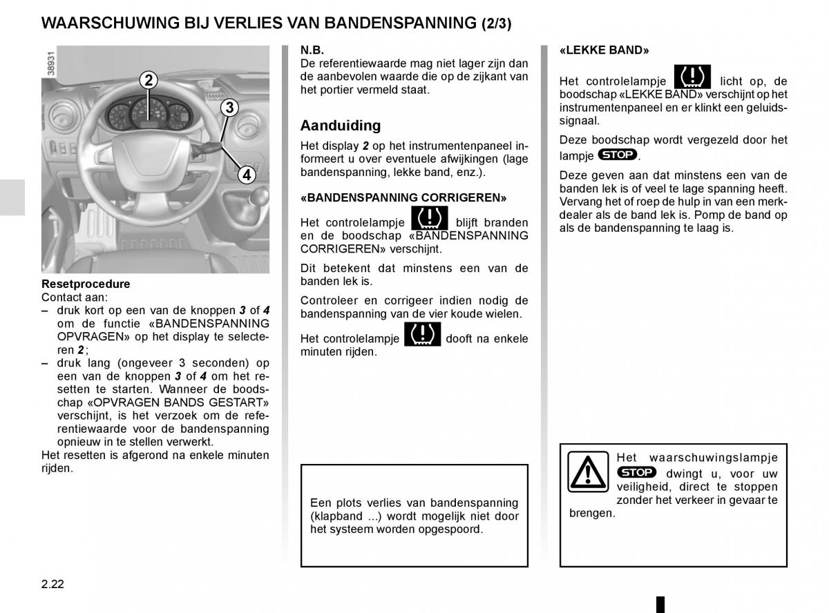 Renault Master III 3 handleiding / page 136