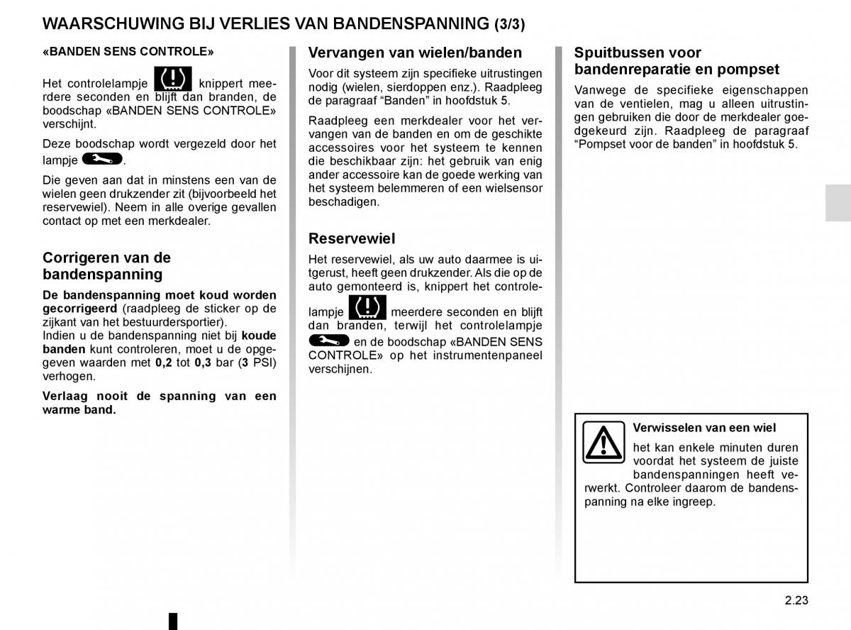 Renault Master III 3 handleiding / page 137