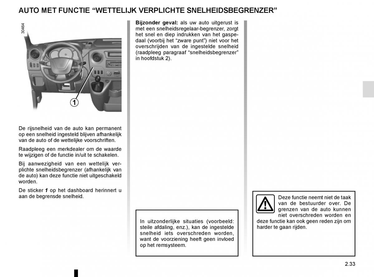 Renault Master III 3 handleiding / page 147