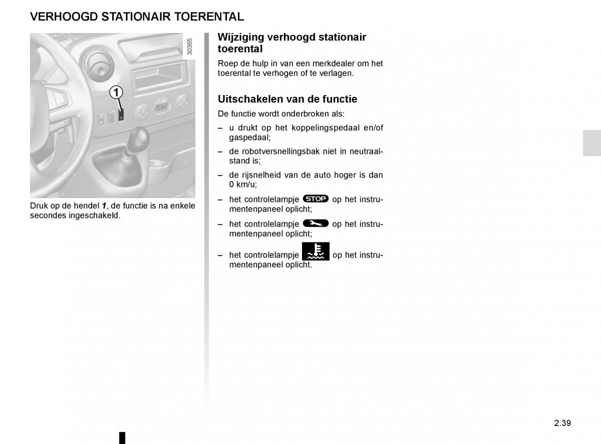 Renault Master III 3 handleiding / page 153