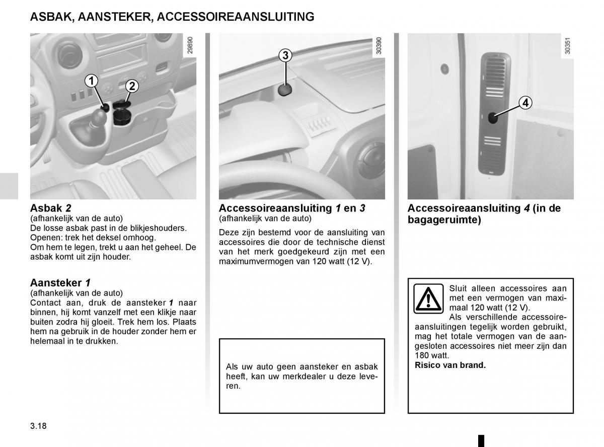 Renault Master III 3 handleiding / page 178