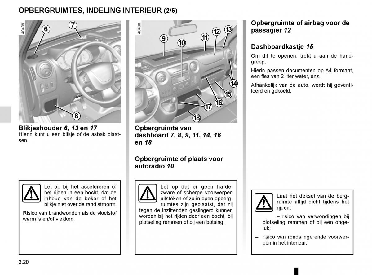 Renault Master III 3 handleiding / page 180