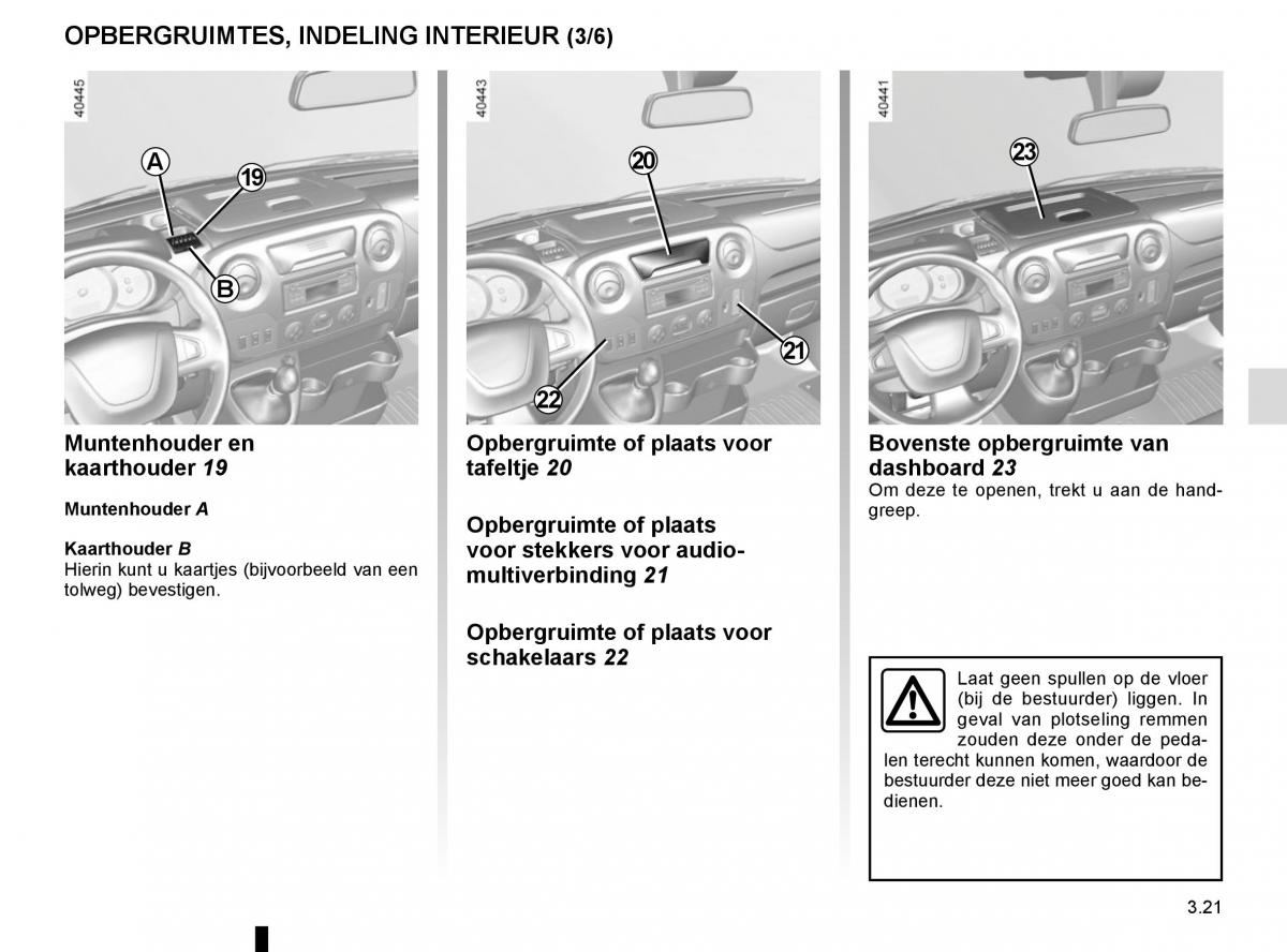 Renault Master III 3 handleiding / page 181