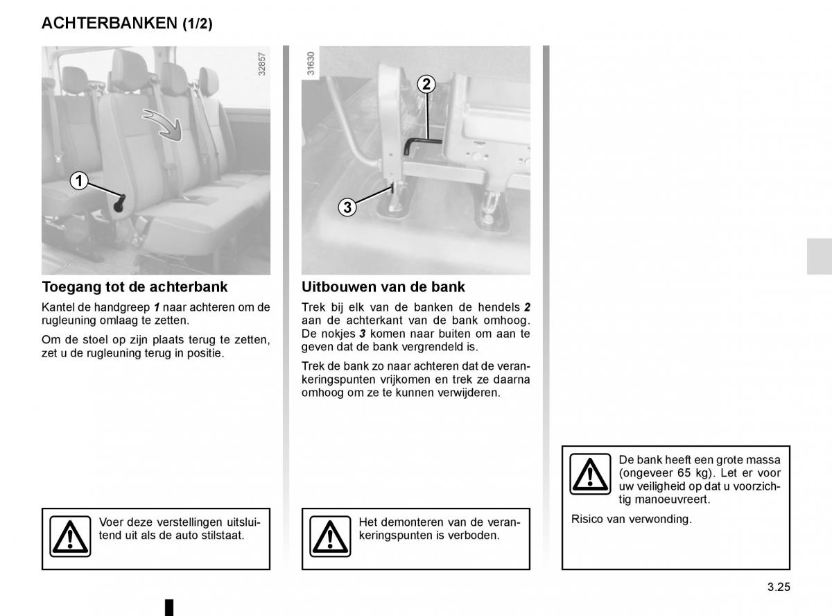 Renault Master III 3 handleiding / page 185