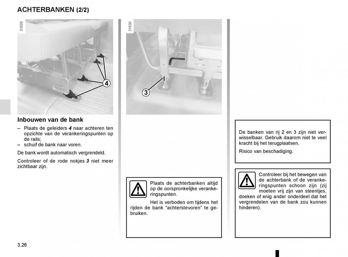 Renault Master III 3 handleiding / page 186