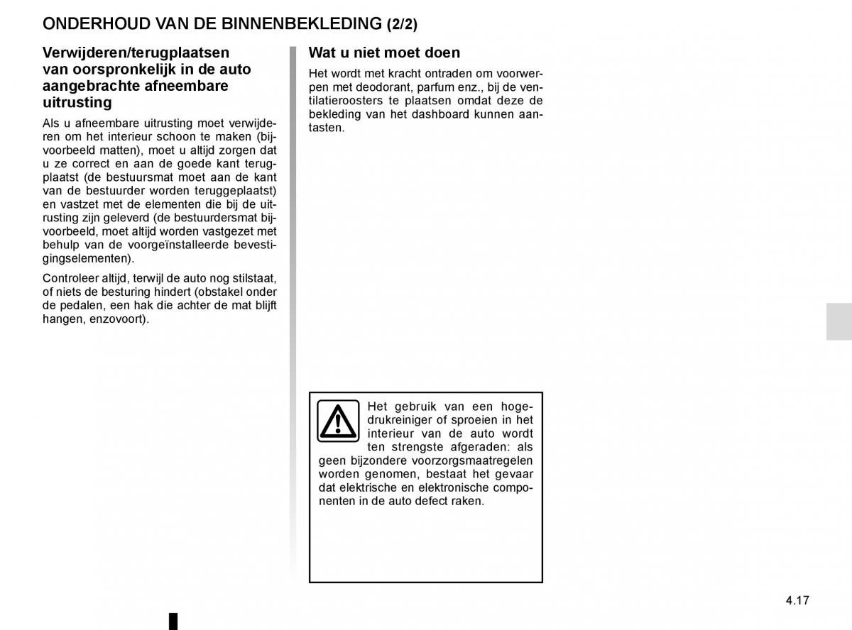 Renault Master III 3 handleiding / page 207