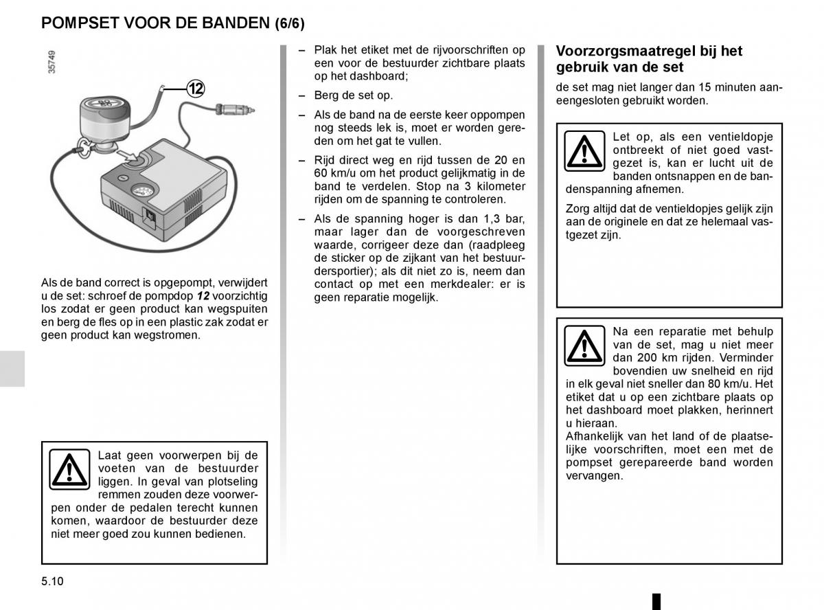 Renault Master III 3 handleiding / page 218