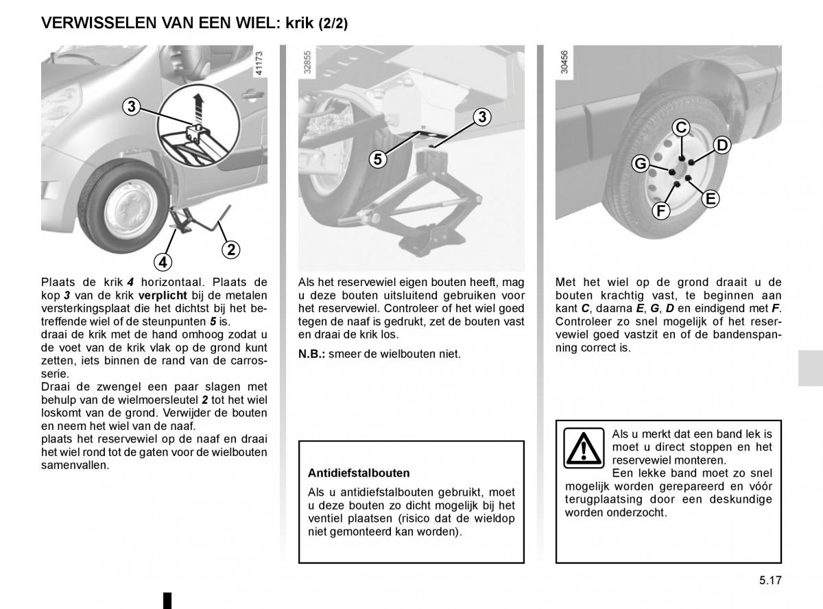 Renault Master III 3 handleiding / page 225