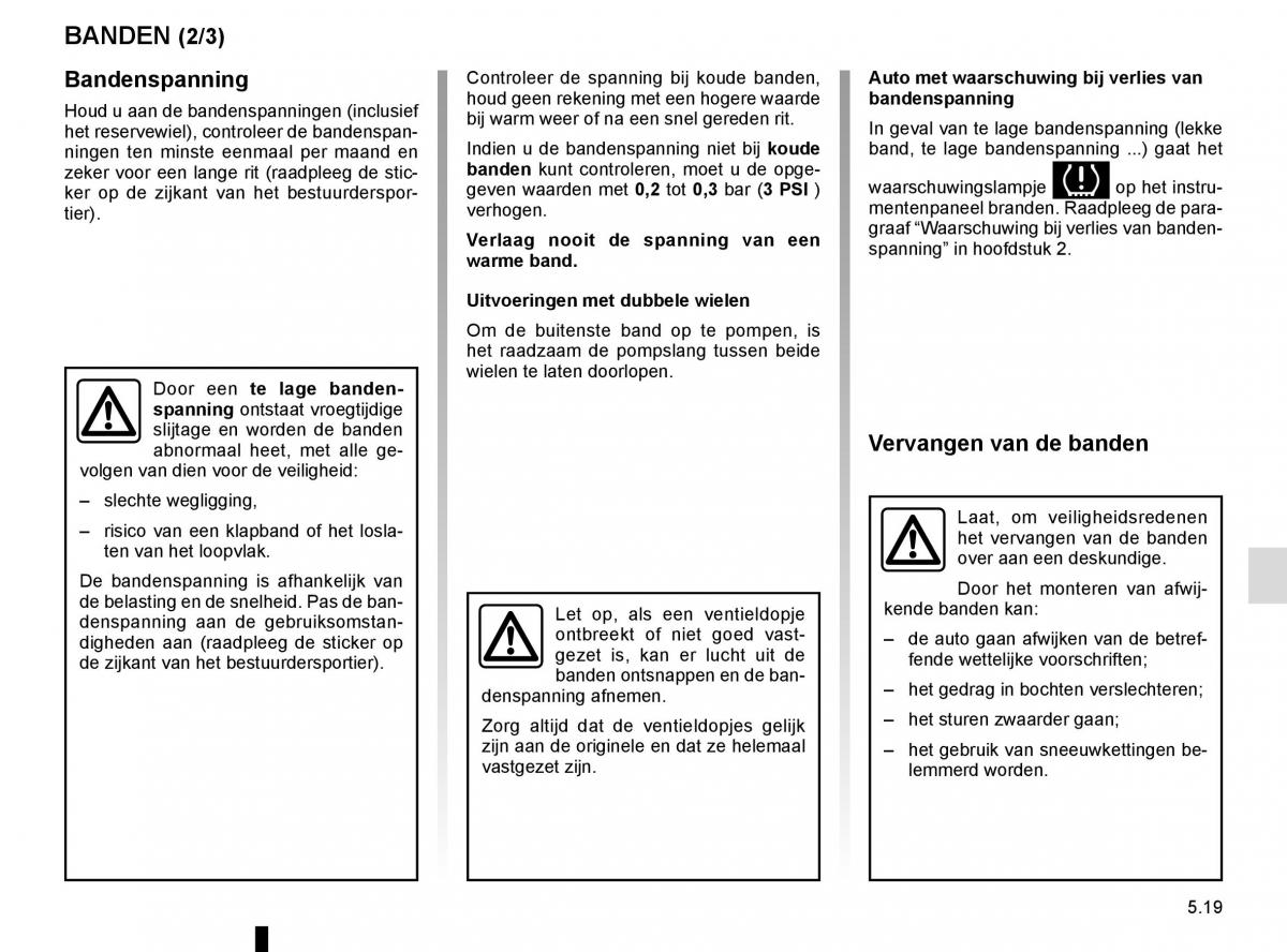 Renault Master III 3 handleiding / page 227