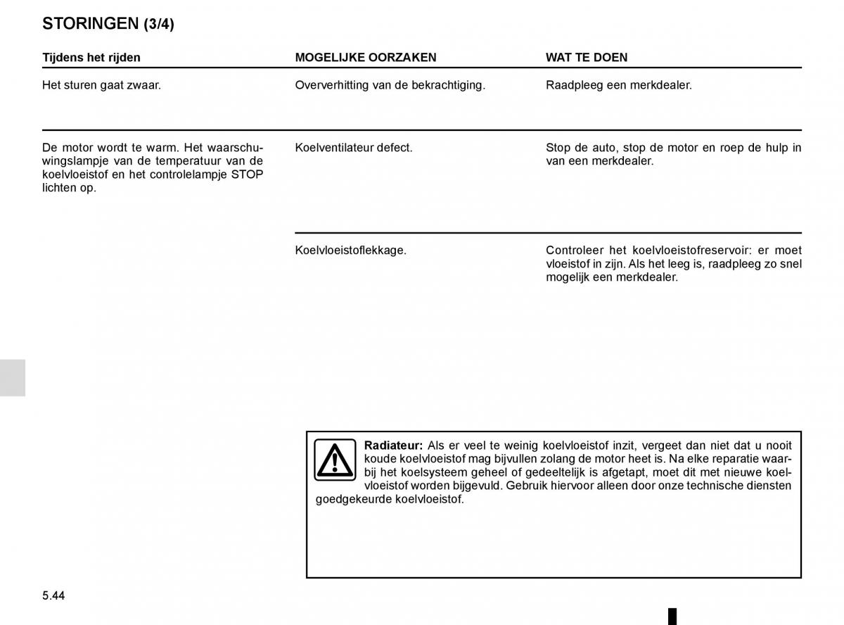 Renault Master III 3 handleiding / page 252