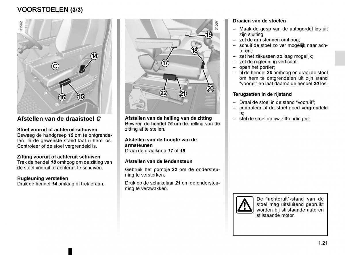 Renault Master III 3 handleiding / page 27