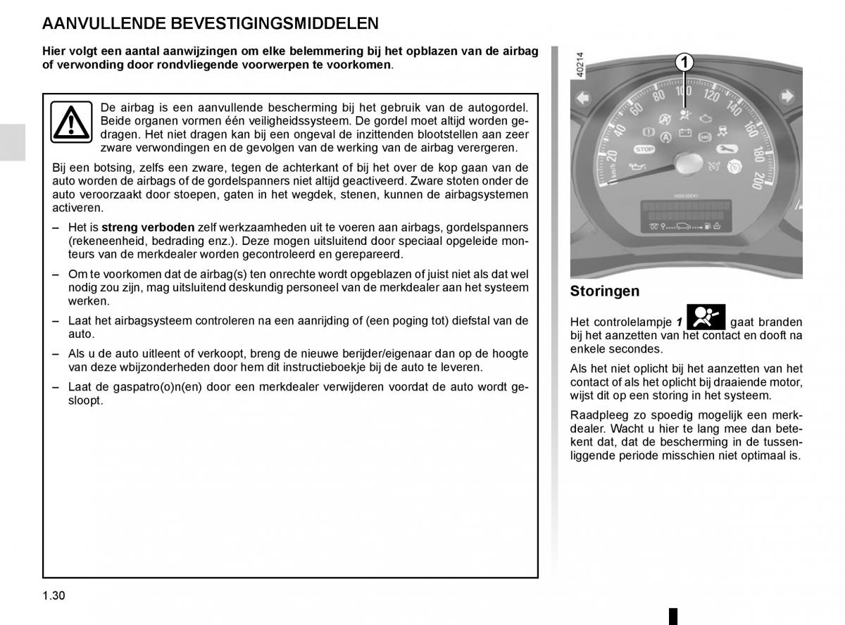 Renault Master III 3 handleiding / page 36