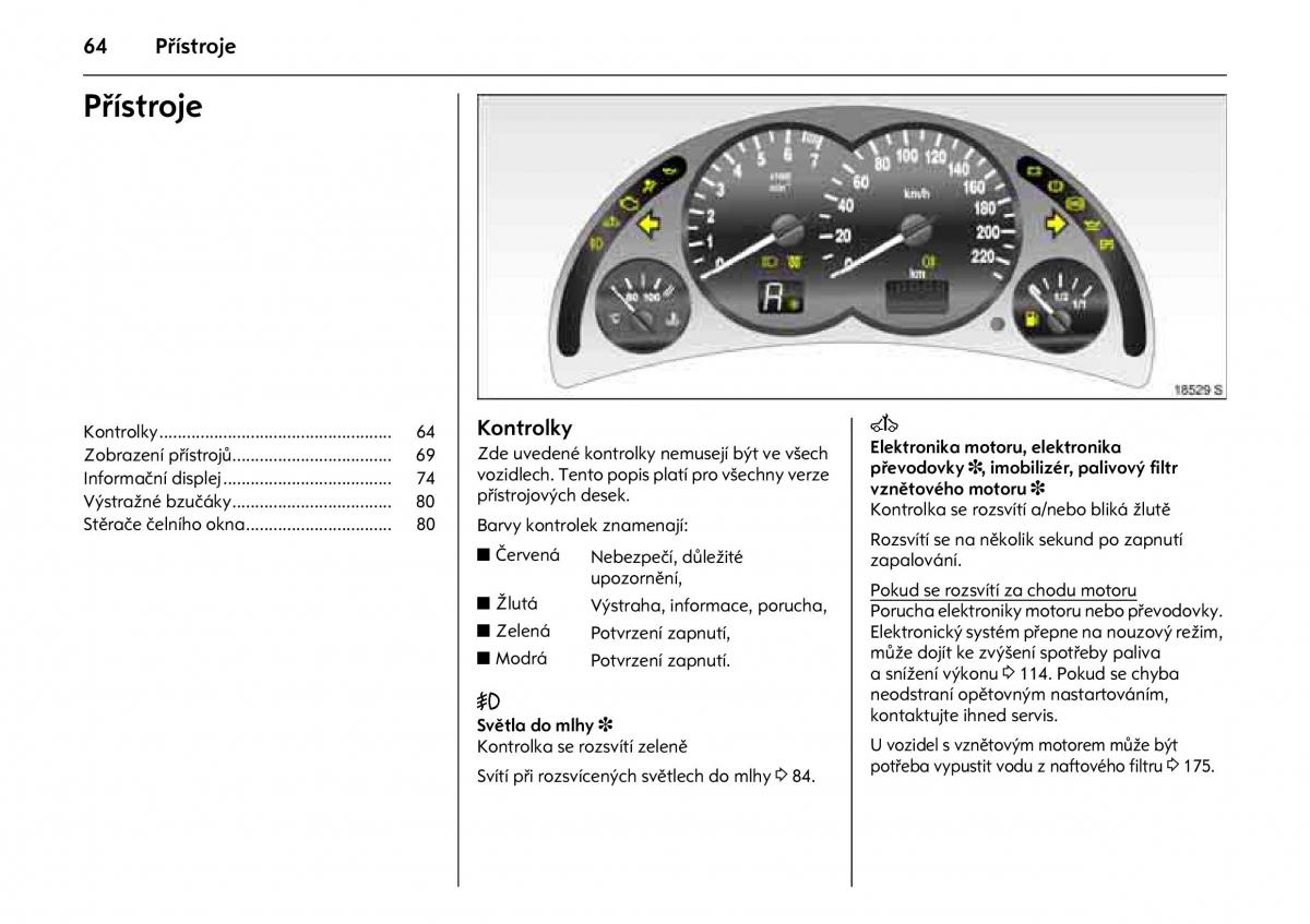 Opel Combo C navod k obsludze / page 68