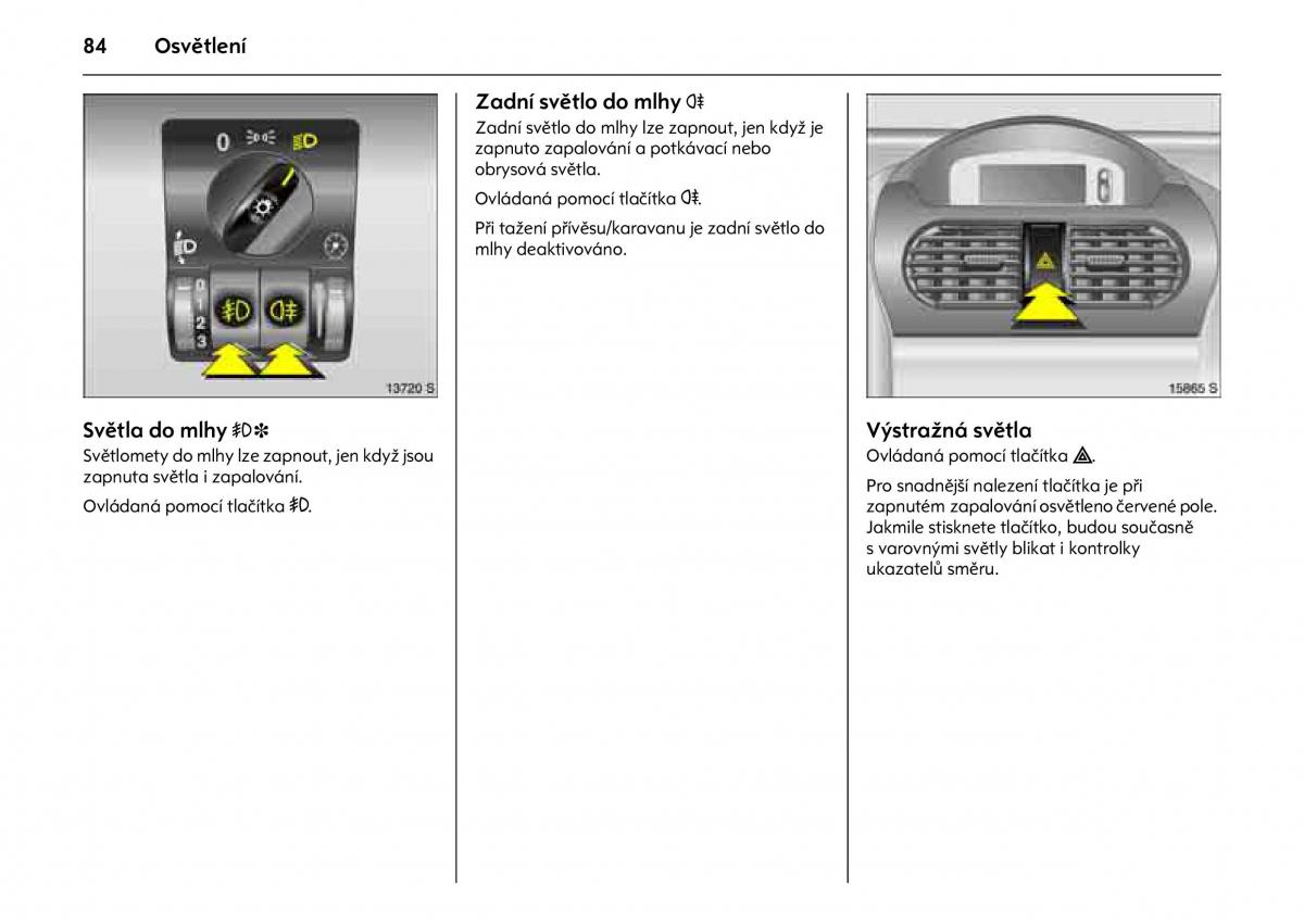 Opel Combo C navod k obsludze / page 88