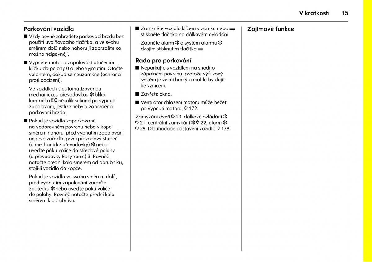 Opel Combo C navod k obsludze / page 19