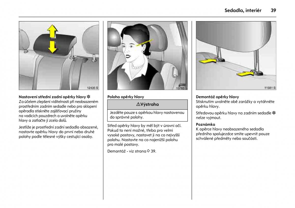 Opel Combo C navod k obsludze / page 43