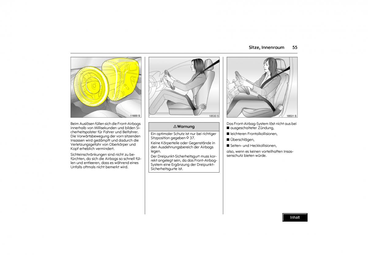 Opel Combo C Handbuch / page 56