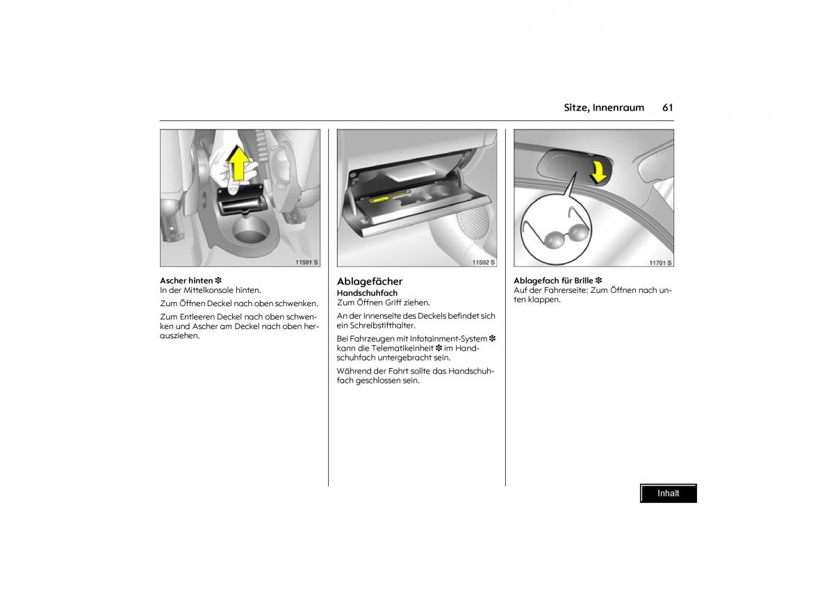 Opel Combo C Handbuch / page 62