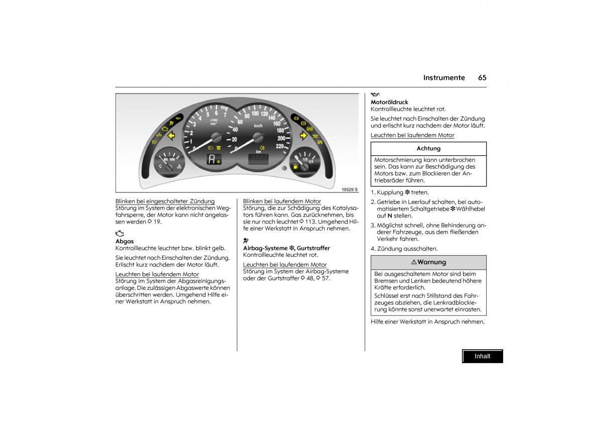 Opel Combo C Handbuch / page 66