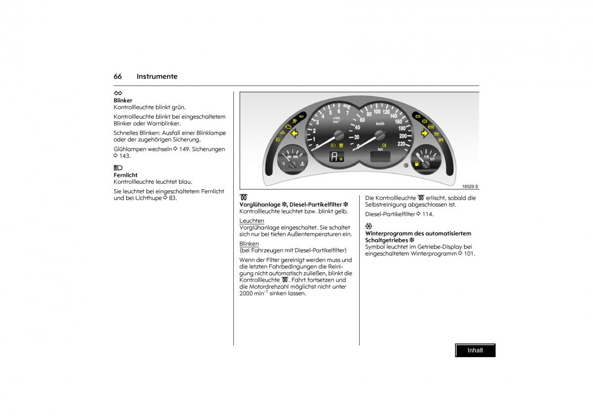 Opel Combo C Handbuch / page 67