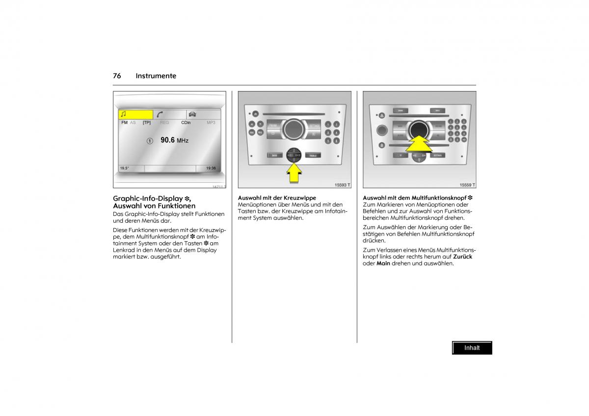 Opel Combo C Handbuch / page 77