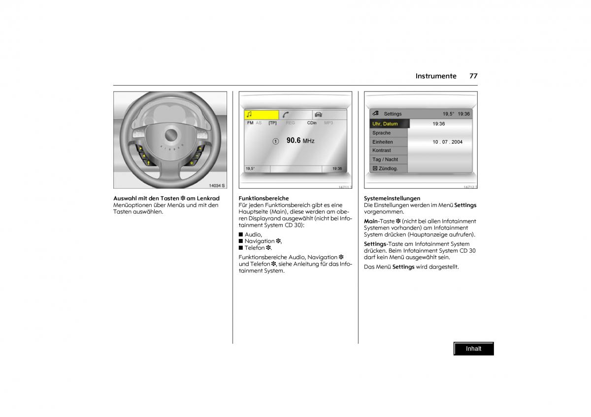 Opel Combo C Handbuch / page 78