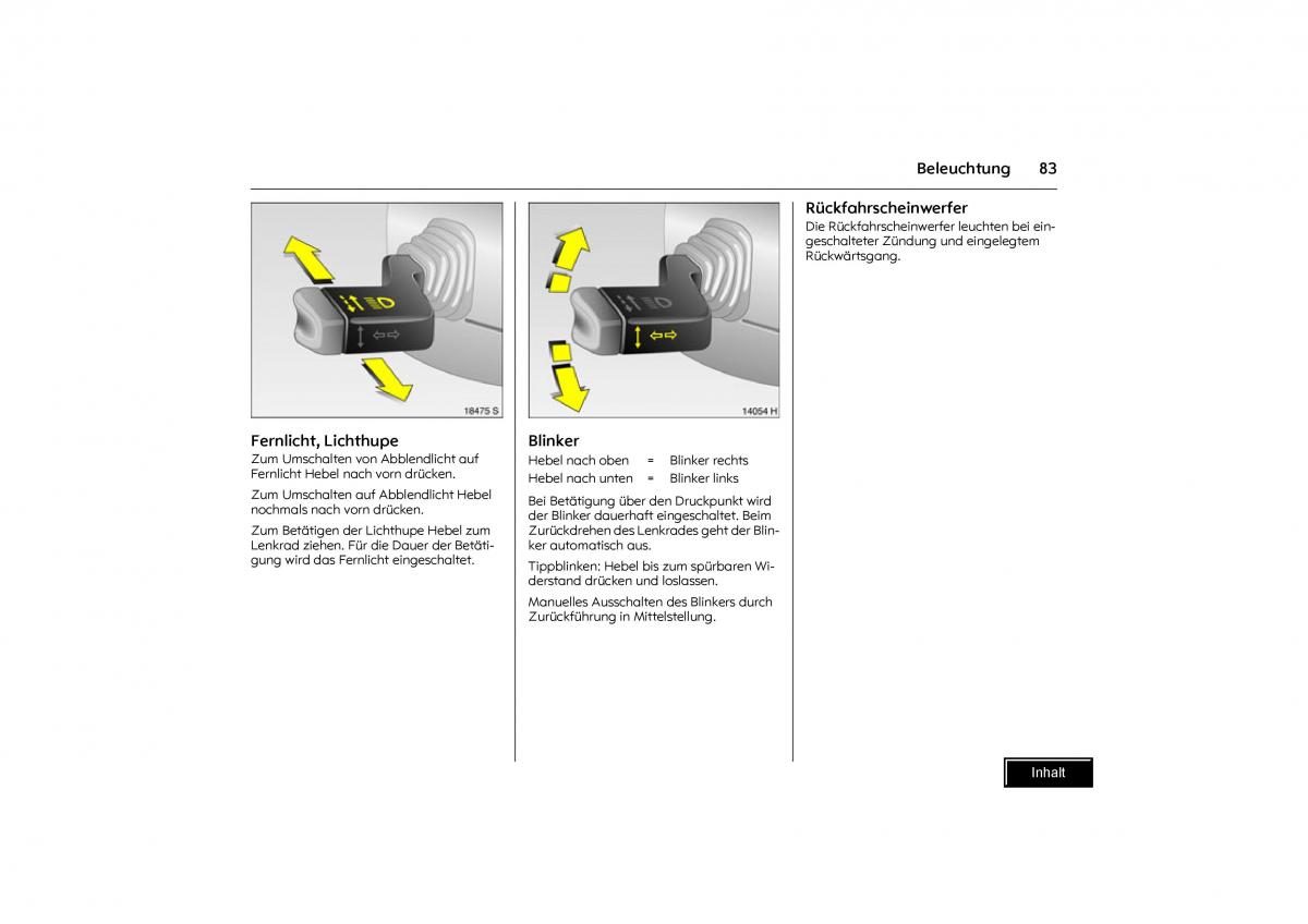 Opel Combo C Handbuch / page 84