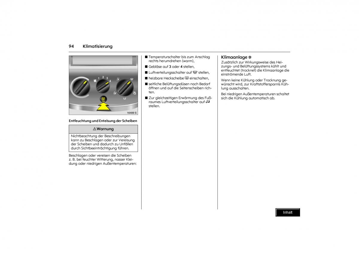 Opel Combo C Handbuch / page 95