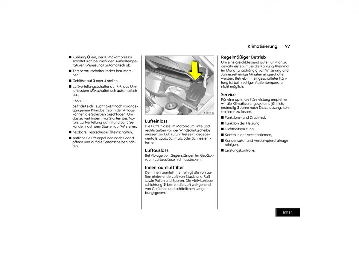 Opel Combo C Handbuch / page 98