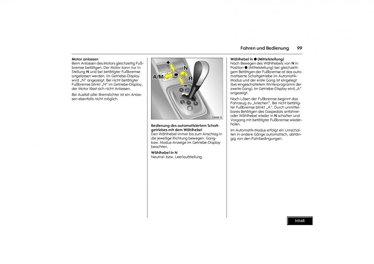 Opel Combo C Handbuch / page 100