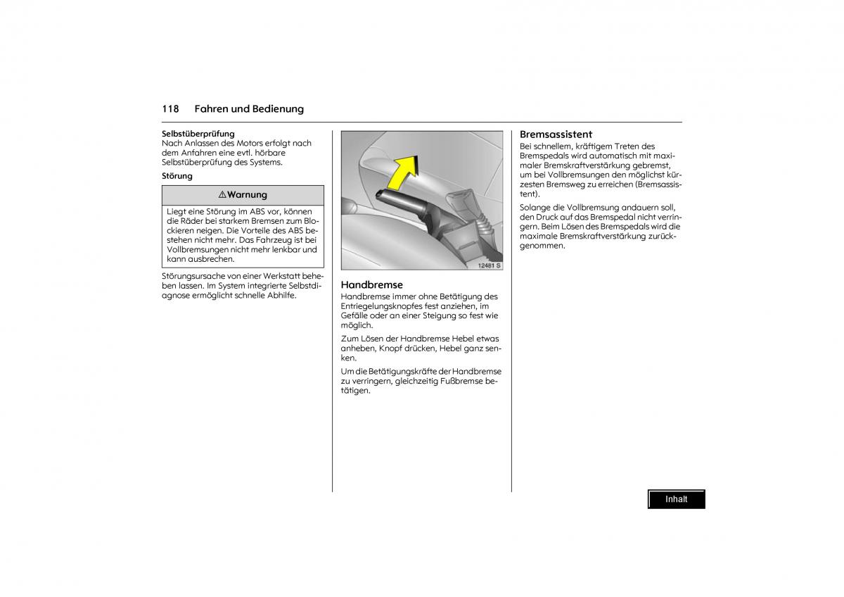 Opel Combo C Handbuch / page 119