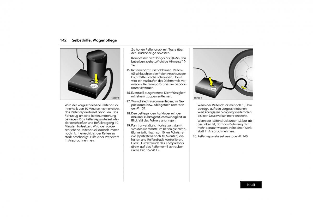 Opel Combo C Handbuch / page 143