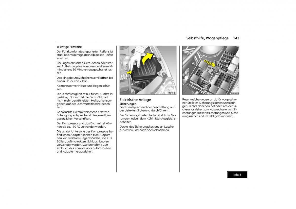 Opel Combo C Handbuch / page 144