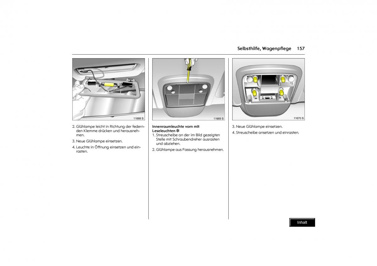 Opel Combo C Handbuch / page 158