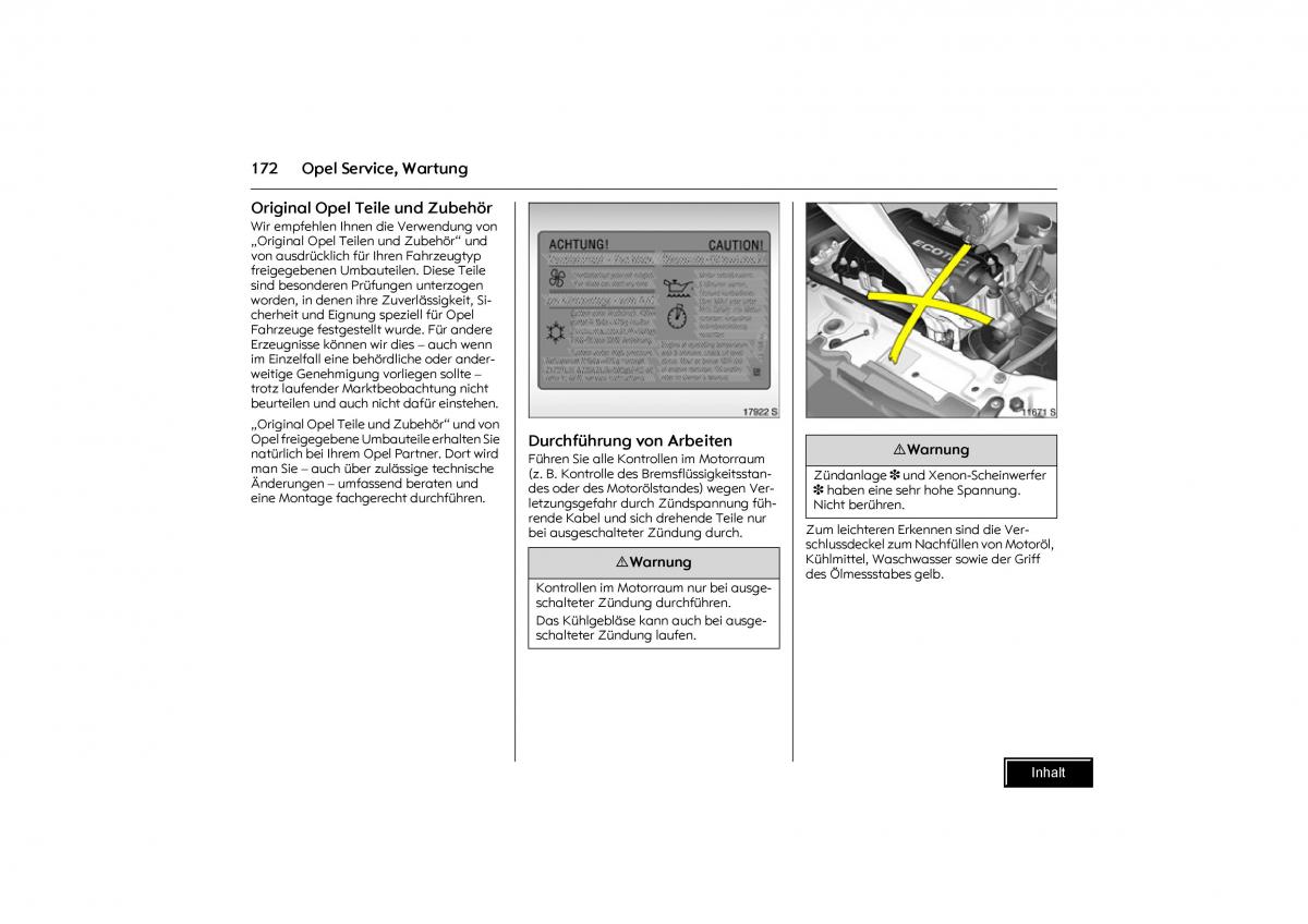 Opel Combo C Handbuch / page 173