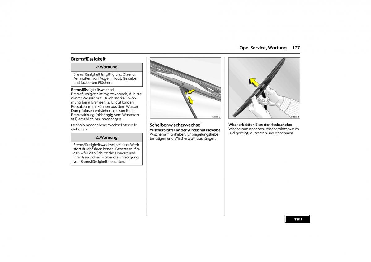 Opel Combo C Handbuch / page 178