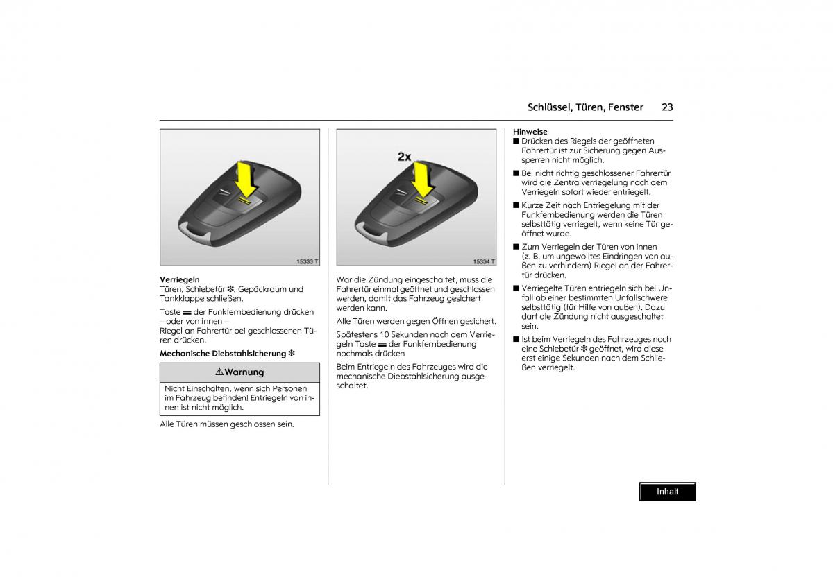 Opel Combo C Handbuch / page 24