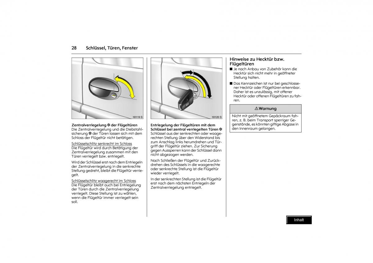 Opel Combo C Handbuch / page 29