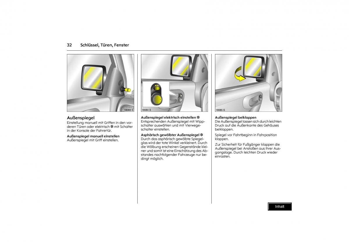 Opel Combo C Handbuch / page 33