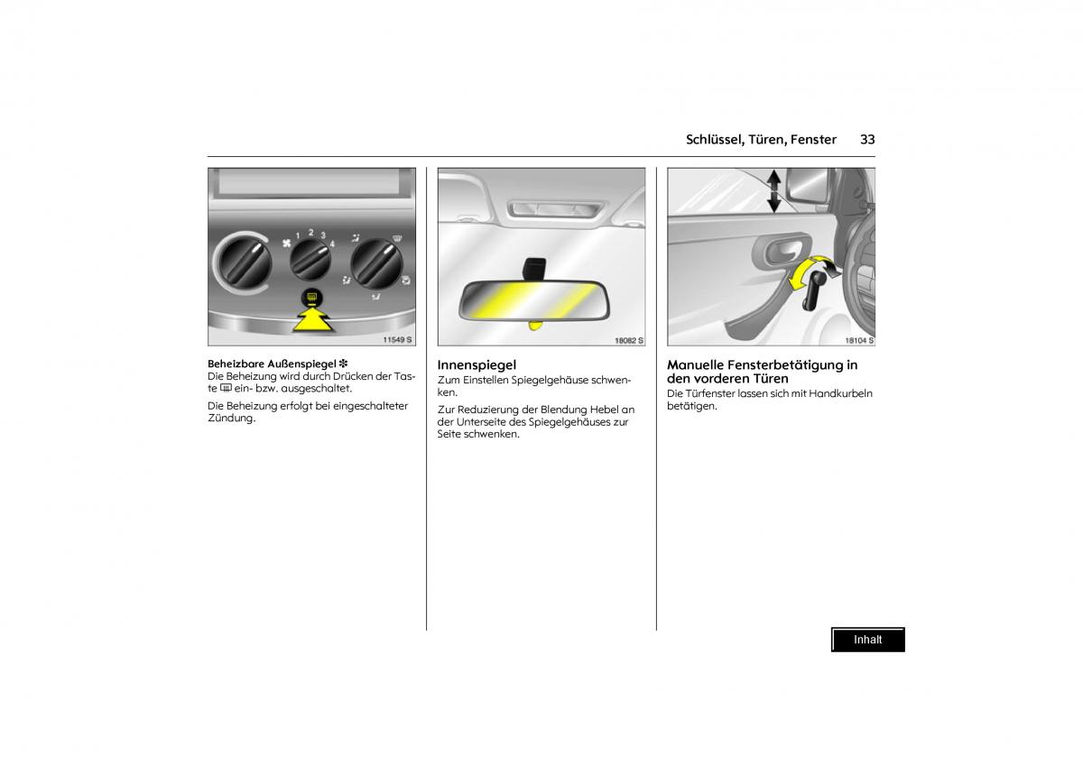 Opel Combo C Handbuch / page 34