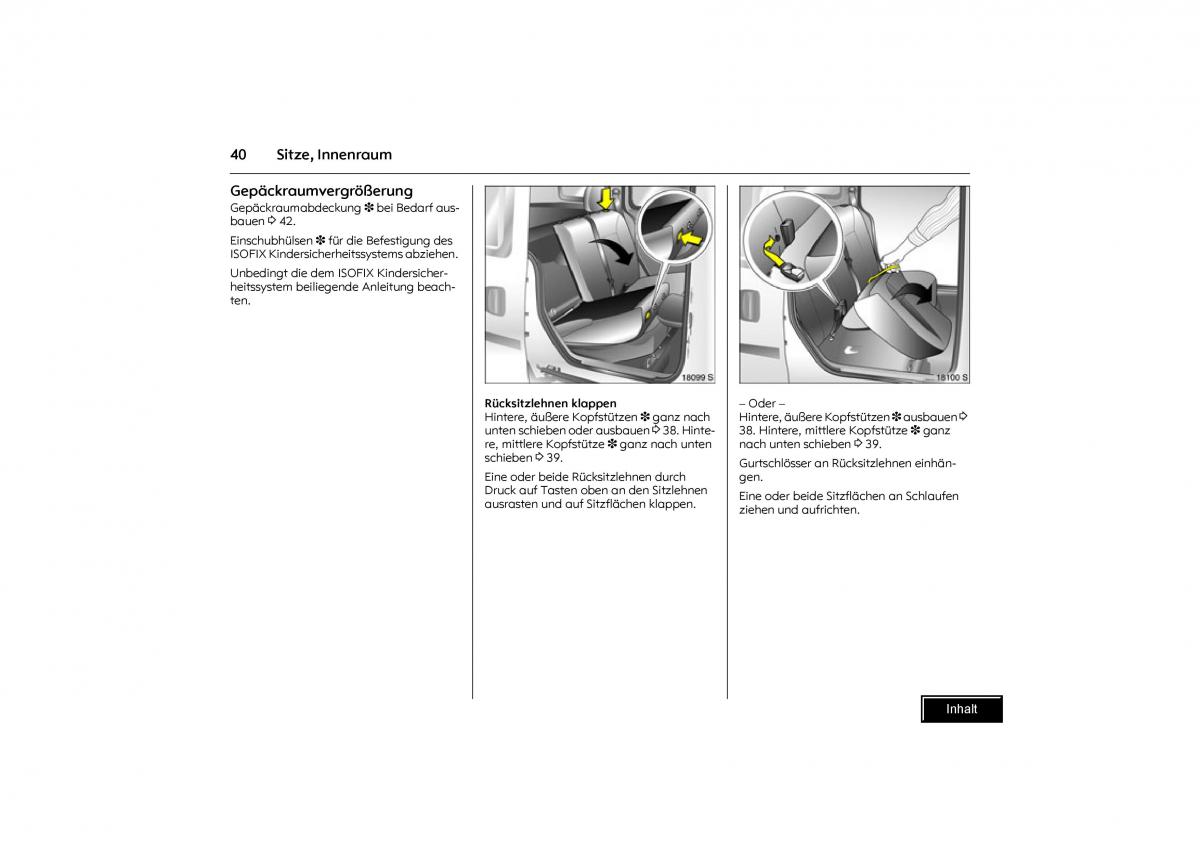 Opel Combo C Handbuch / page 41